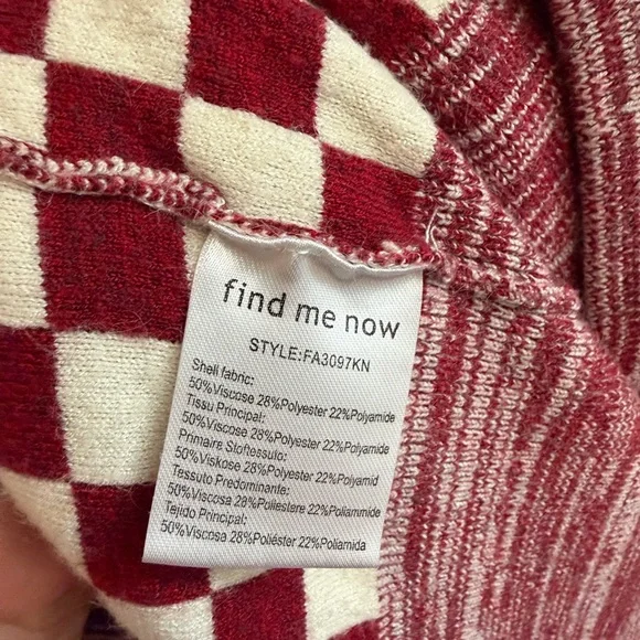 Find Me Now checkered sweater set - Picture 2 of 3